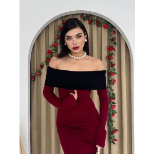 Leonidas Madonna Yaka Elbise