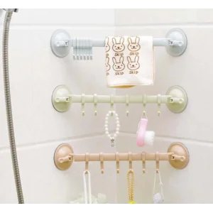 Mutfak Banyo Askısı Vantuzlu Kancalı