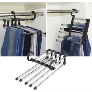 Pantolon Askılık 5 Li Hareketli Askı