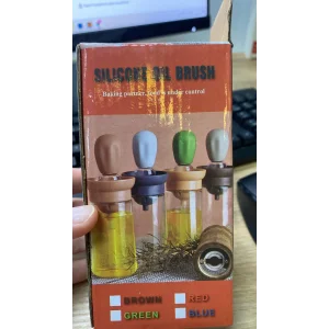 Silikon Fırçalı, Cam Hazneli, Yağdanlık, Asorti