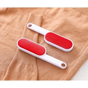 Toz Alma Fırçası Çift Taraflı Kırmızı