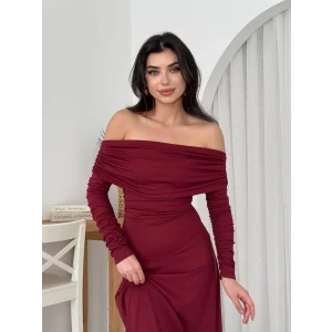 Uras Straplez Elbise