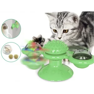 Vantuzlu Kedi Oyun Topu Yel Değirmeni