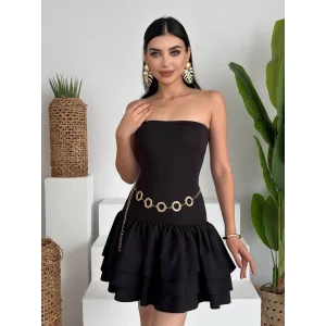 Vosges Straplez Mini Elbise