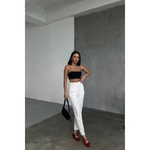 Yüksek Bel Pensli̇ Pantolon