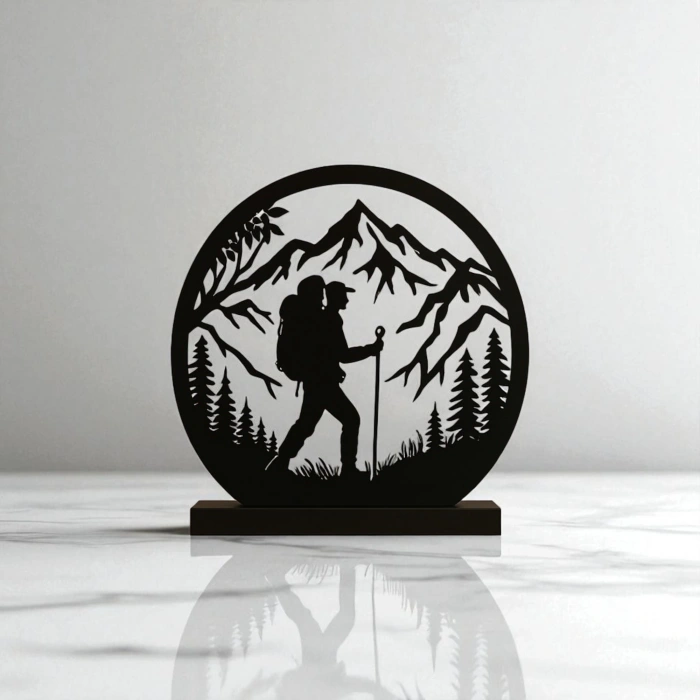 Doğa Yürüyüşü 3D Masa Dekoru