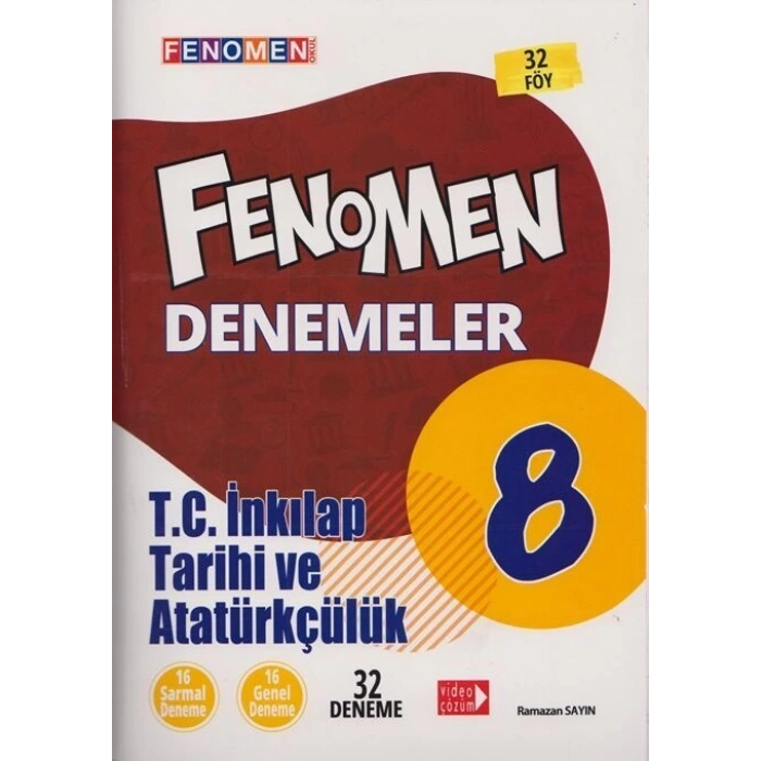 8. Sınıf Fenomen inkılap tarihi Deneme Yeni 2022