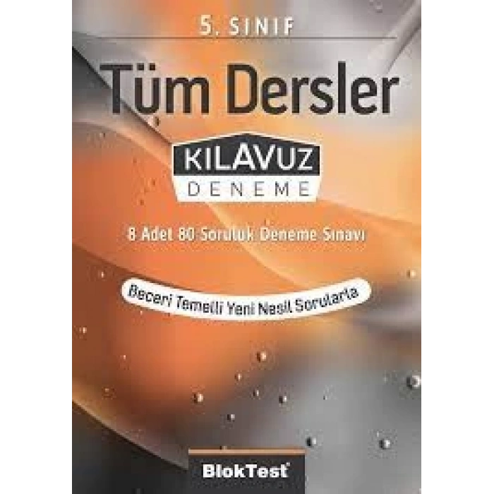 5. Sınıf Tüm Dersler Kılavuz Deneme