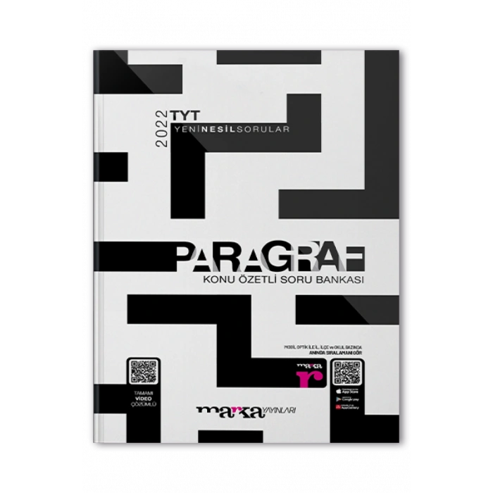 2022 TYT Paragraf Konu Özetli Yeni Nesil Soru Bankası Tamamı Video Çözümlü
