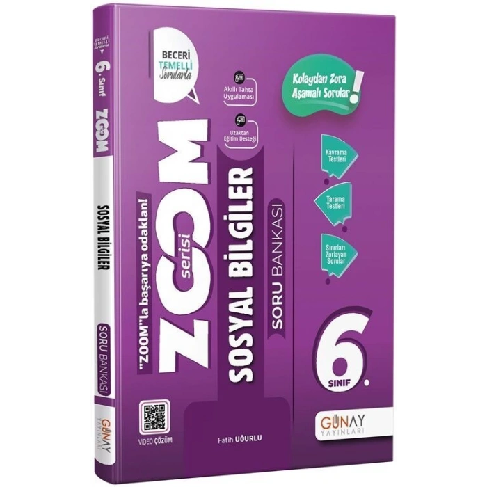 6. Sınıf Sosyal Bilgiler Yeni Zoom Soru Bankası