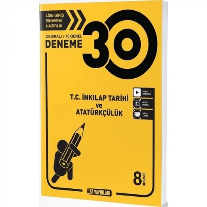 8. Sınıf T.C. İnkılap Tarihi ve Atatürkçülük 30 Deneme