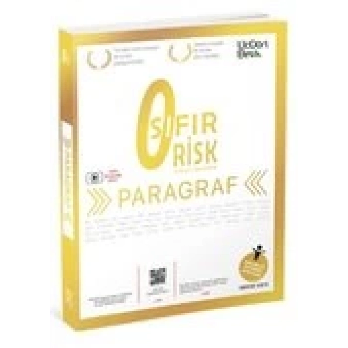 2022 TYT Paragraf Sıfır Risk Soru Bankası Video Çözümlü