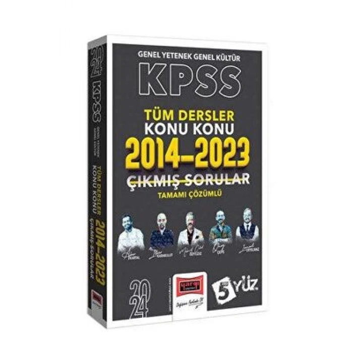 Yargı Kpss Gygk Tüm Ders 5Yüz Konu Konu Çikm- 2024