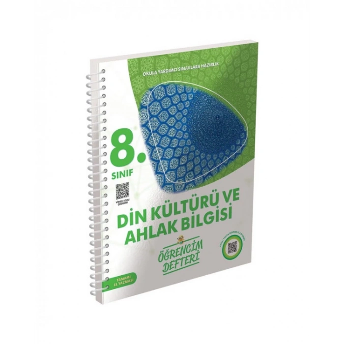 8. Sınıf LGS Din Kültürü ve Ahlak Bilgisi Öğrencim Defteri