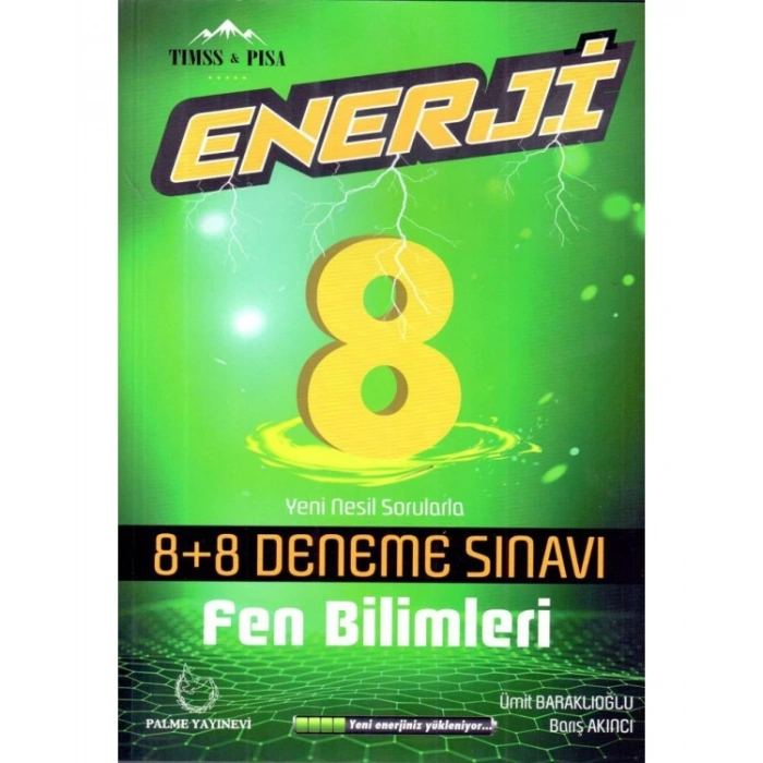 8. Sınıf Fen Bilimleri Enerji 8 Artı 8 Deneme Sınavı