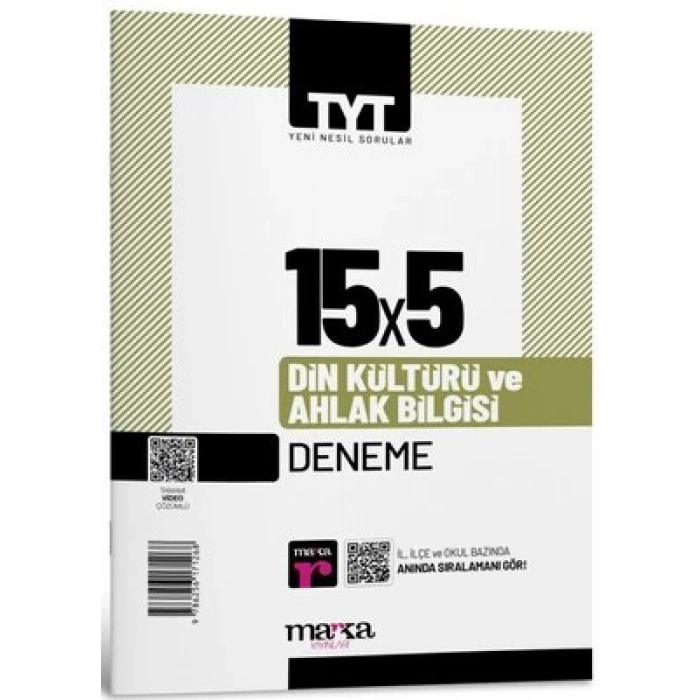 2025 TYT Din Kültürü ve Ahlak Bilgisi 15 Deneme Tamamı Video Çözümlü