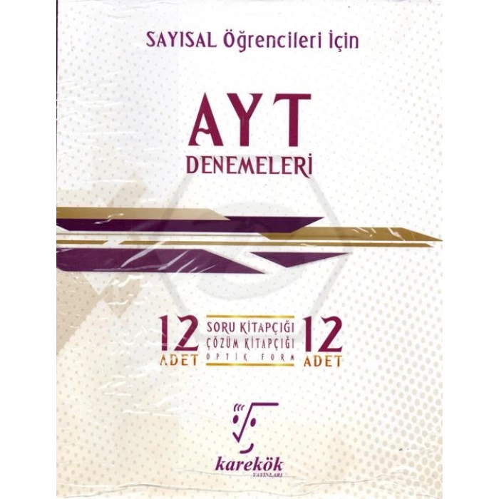 Sayısal Öğrencileri İçin Ayt Denemeleri