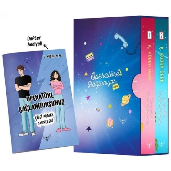 Operatöre Bağlanıyorsunuz 1-2 (Yan Boyamalı Ciltli Kutulu Set)