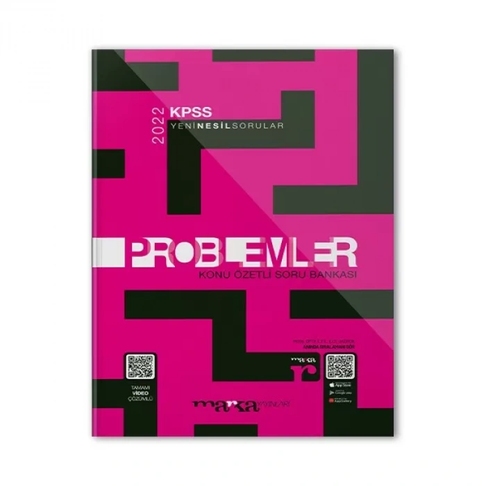 2022 KPSS Problemler Konu Özetli Soru Bankası Tamamı Video Çözümlü