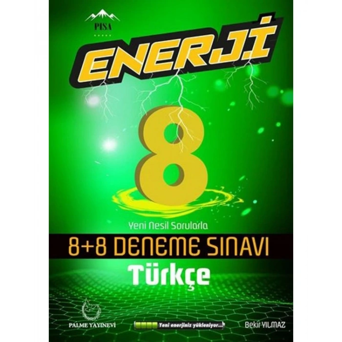 8. Sınıf LGS Türkçe Enerji 8+8 Deneme Sınavı