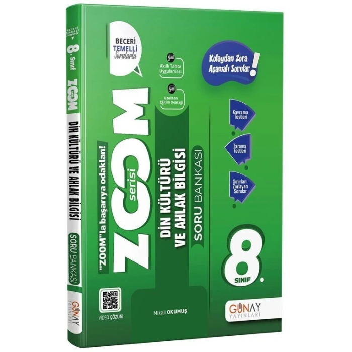 8. Sınıf Din Kültürü ve Ahlak Bilgisi Yeni Zoom Soru Bankası