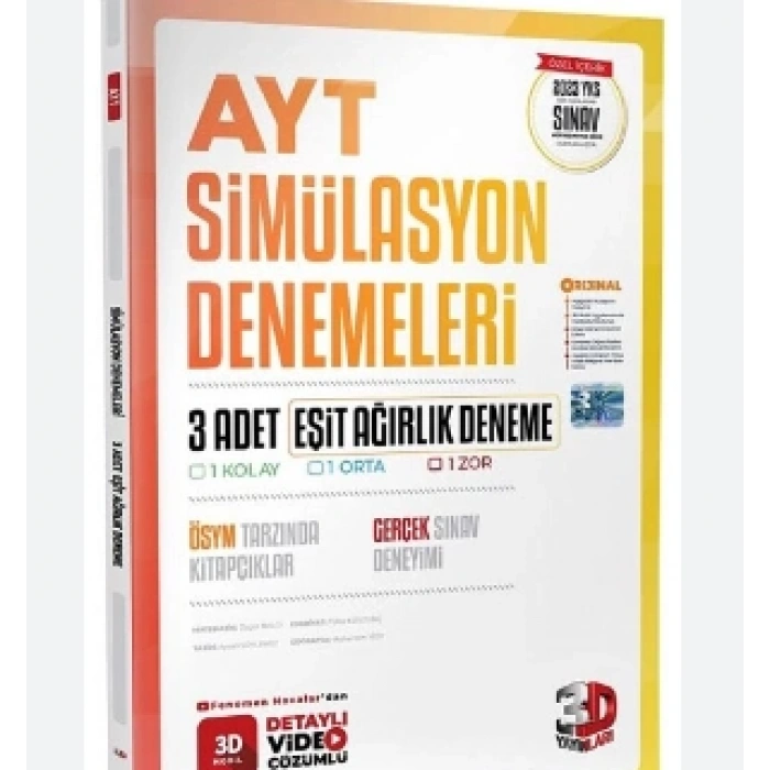 Ayt 3lü Simülasyon Deneme (Ea)