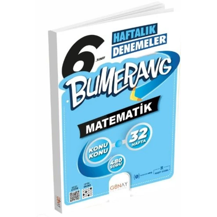 6 Bumerang 32 Haftalık Matematik Deneme
