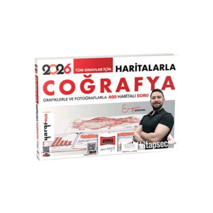 2026 Tüm Sınavlar İçin Haritalarla Coğrafya Grafiklerle ve Fotoğraflarla 400 Haritalı Soru