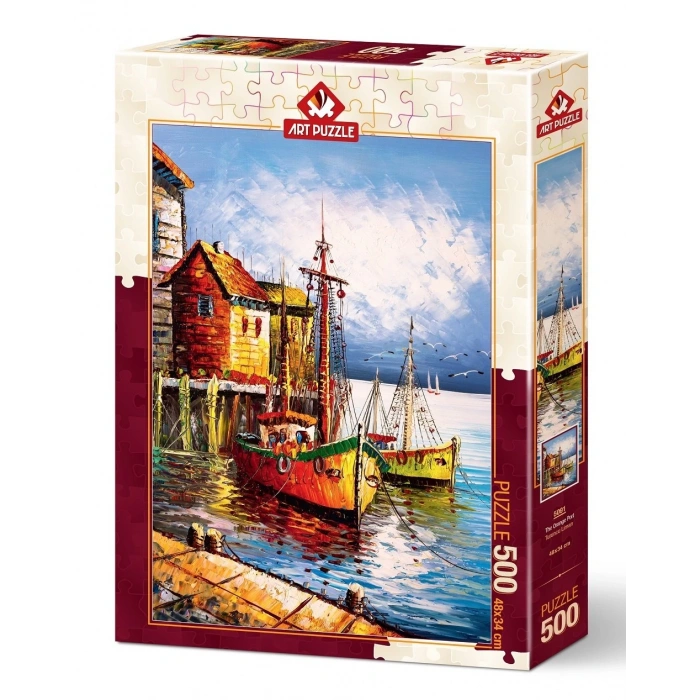 Turuncu Liman 500 Parça Puzzle