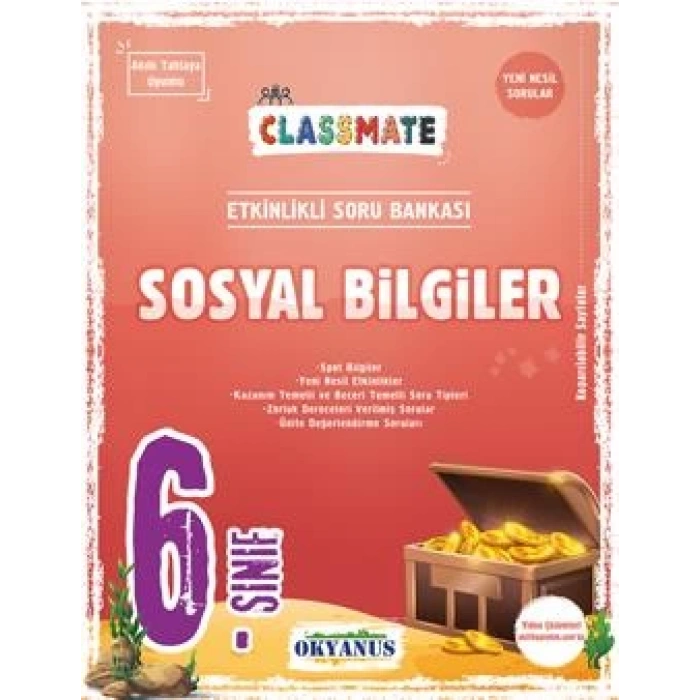 6. Sınıf Classmate Sosyal Bilgiler Soru Bankası