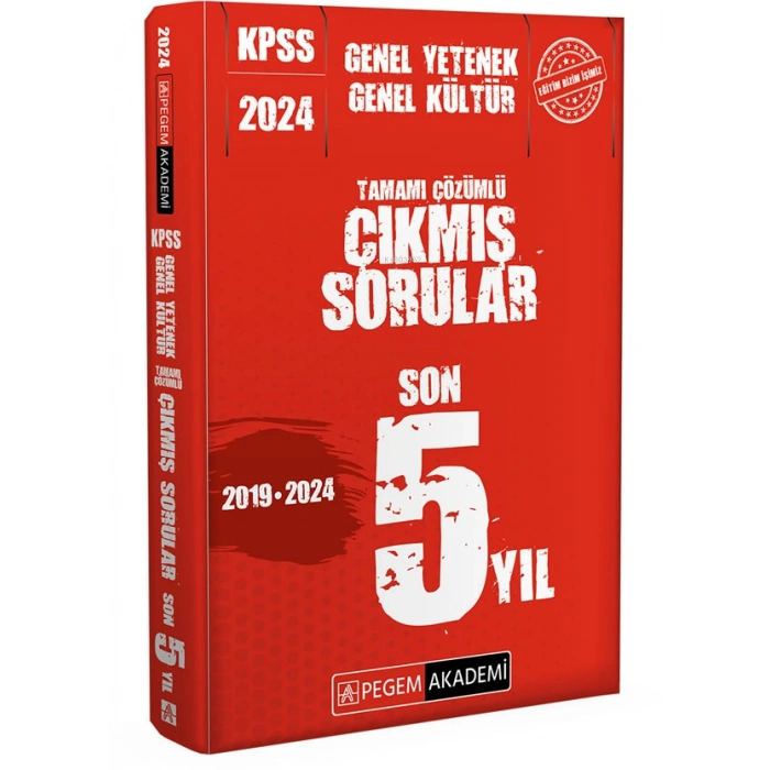 2024 KPSS Genel Yetenek Genel Kültür Çıkmış Sorular Son 5 Sınav