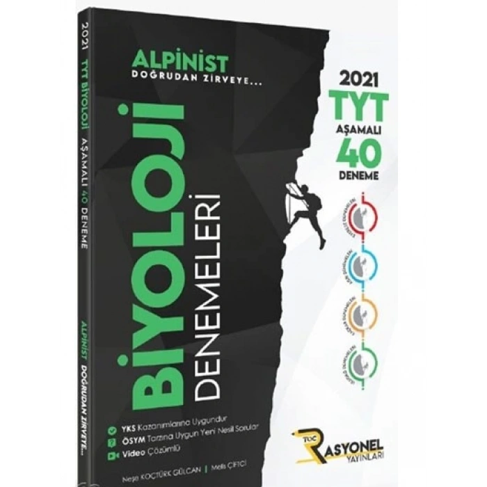 TYT Biyoloji Alpinist Aşamalı 40 Deneme