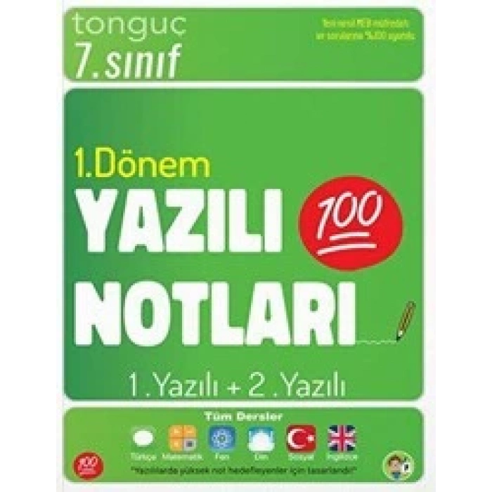 7. Sınıf Yazılı Notları 1. Dönem 1 ve 2. Yazılı
