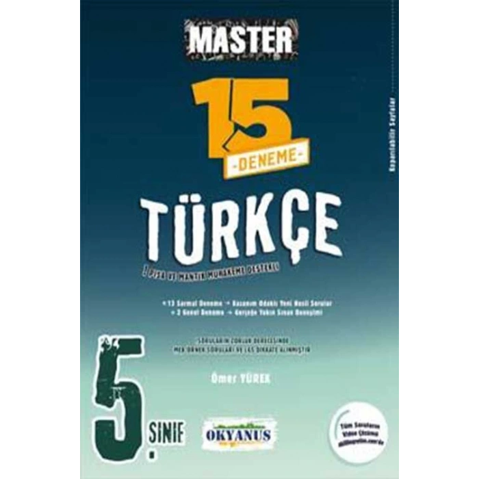 5.Sınıf Türkçe 15 Deneme