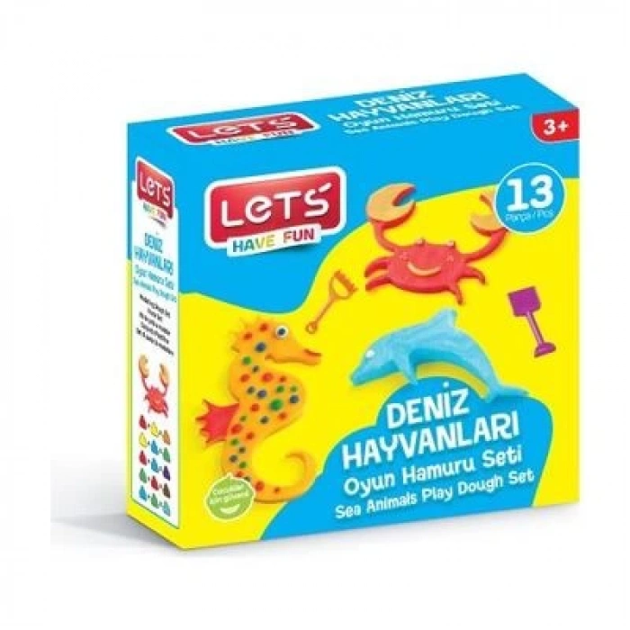 Lets Oyun Hamuru Deniz Hayvanları Seti