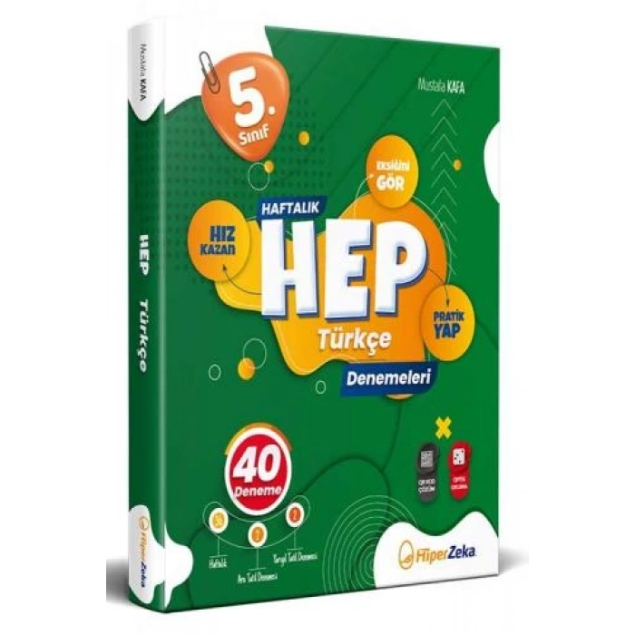 Hiper 5 Hep Türkçe Haftalık Deneme Föyleri