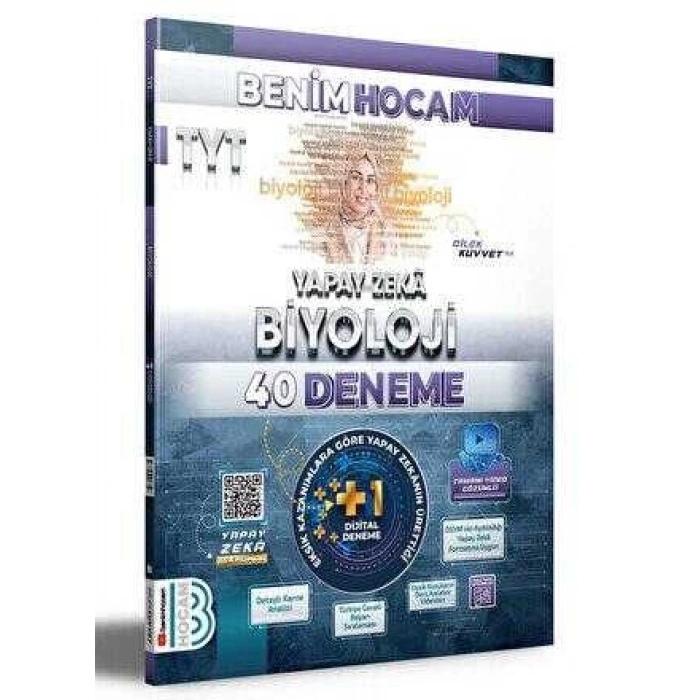 Benim Hocam Yayınları Tyt Yapay Zeka Biyoloji 40 Deneme