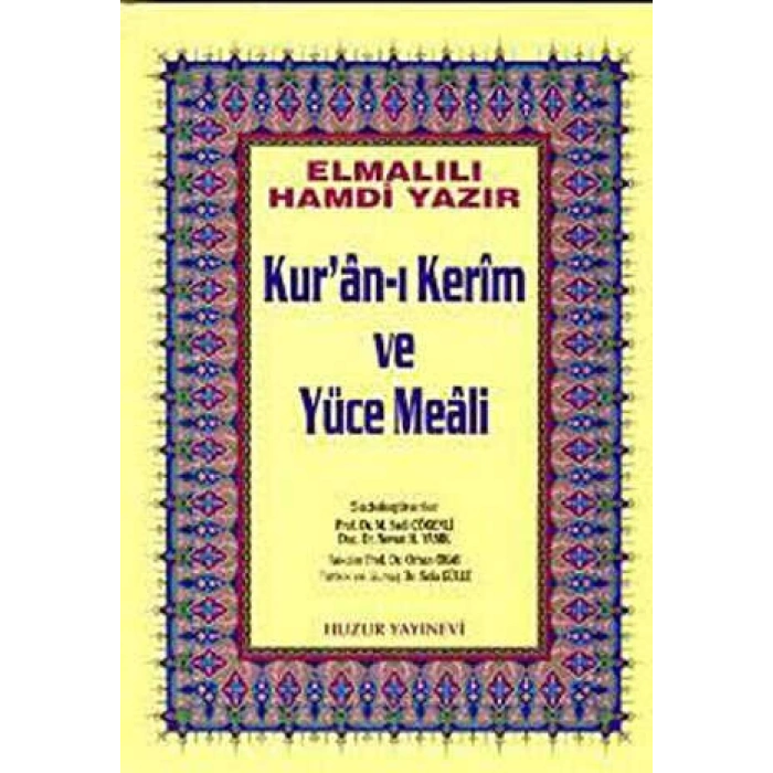 Orta Boy Kur`anı Kerim ve Yüce Meali