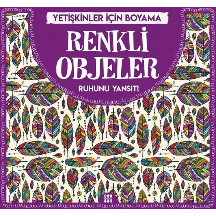 Renkli Objeler - Mandala (Yetişkinler İçin Boyama)