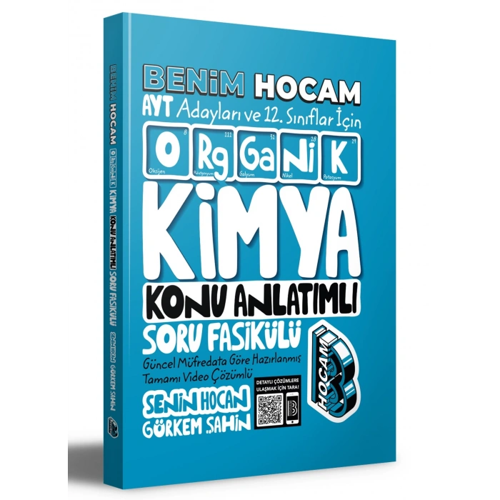 2022 AYT ve 12.Sınıflar İçin Organik Kimya Konu Anlatımlı Soru Fasikülü