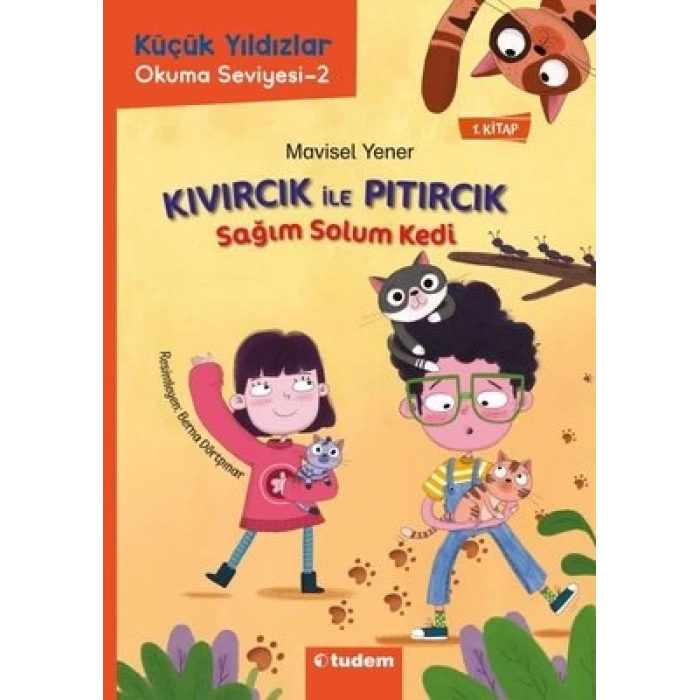 Kıvırcık ile Pıtırcık 1. Kitap Sağım Solum Kedi - Küçük Yıldızlar