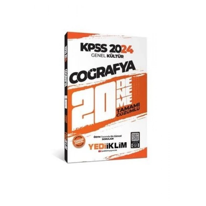 Kpss Gk Coğrafya 20 Deneme-2024