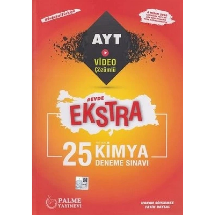 AYT Evde Ekstra 25 Kimya Deneme Sınavı