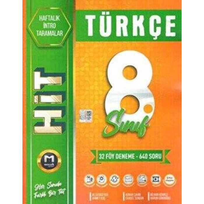 8.Sınıf Mozaik Hit 32li Deneme Türkçe - 2024