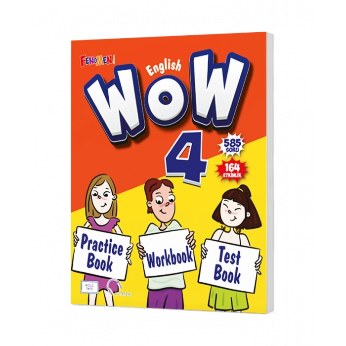Wow 4 Practice Book+ Workbook + Test Book