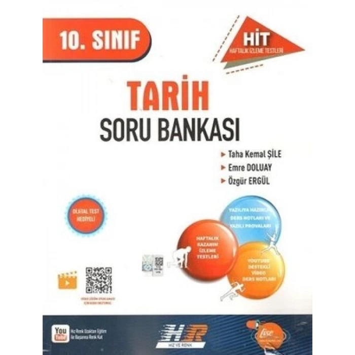 10.Sınıf Hız ve Renk Hit Soru Bankası Tarih - 2024