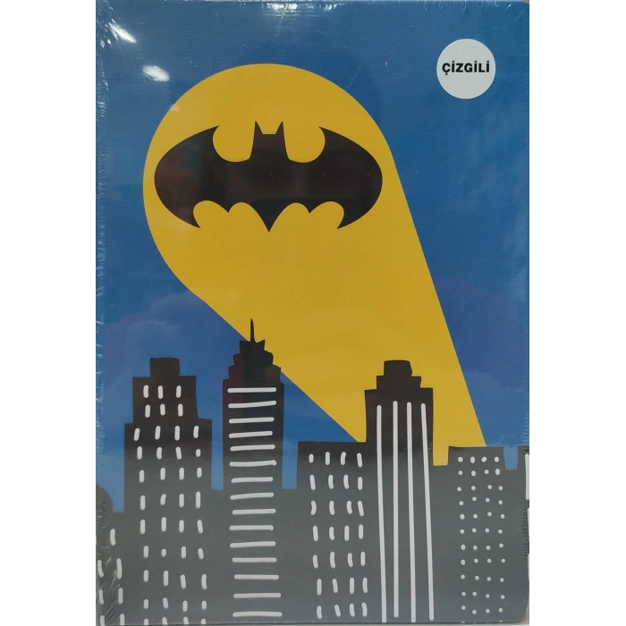 Batman Sert Kapak Butik Defter Mavi 80 yp.15*21