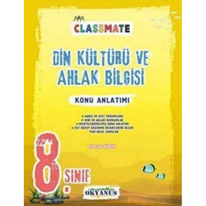 8. Sınıf  Classmate Din Kültürü Konu Anlatım