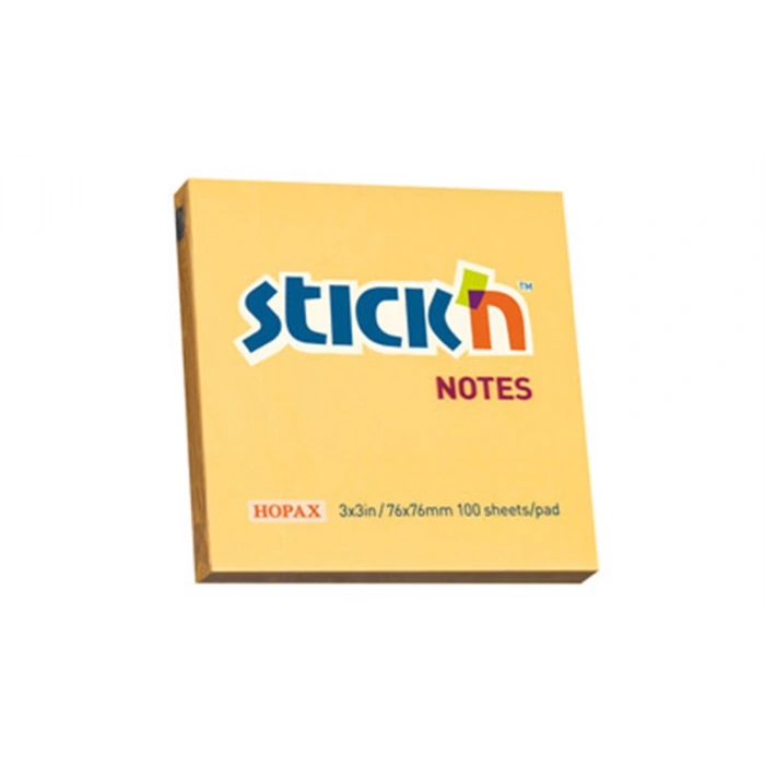 Gıpta Pastel Yapışkanlı Not Kağıdı 76x76 100 Yp Turuncu