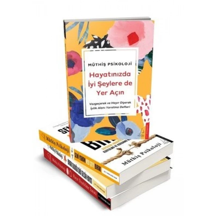 Müthiş Psikoloji 3 Kitap Set Defter Hediyeli